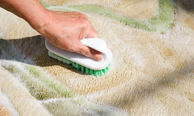 تمیز کردن موکت با استفاده از شامپو فرش
